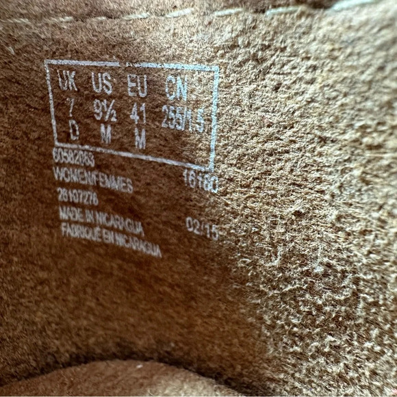 clarks evianna peal red leather flat loafer adjustable strap sz 9.5 - Picture 6 of 10